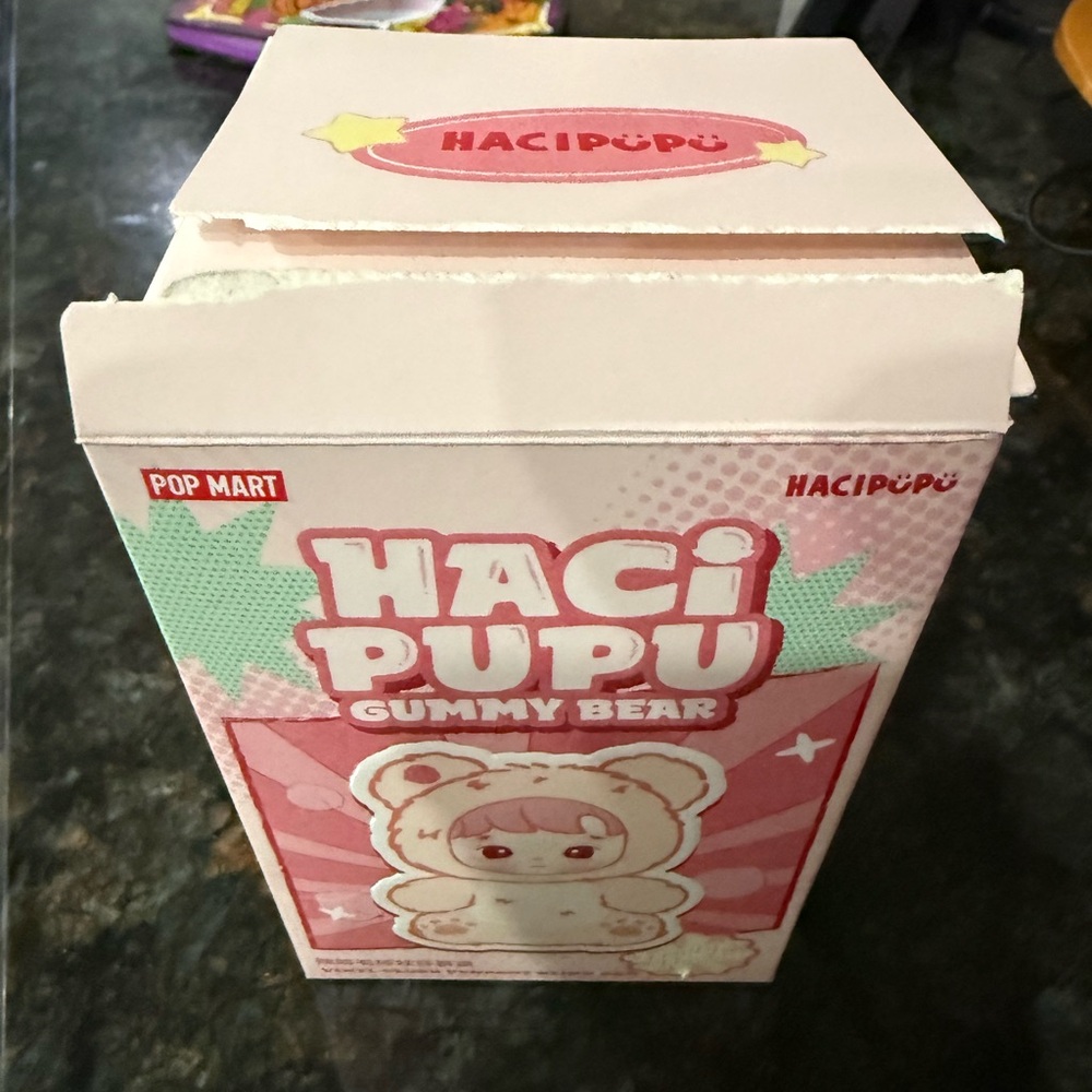 Hacipupu Gummy Bear Plush Toy - Green Apple POPMART- AUTHENTIC